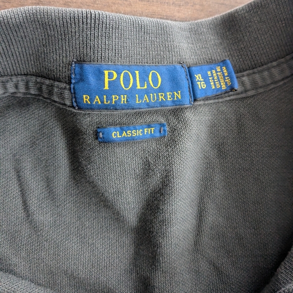 Ralph Lauren Dark Gray Classic Fit Polo - Picture 4 of 5